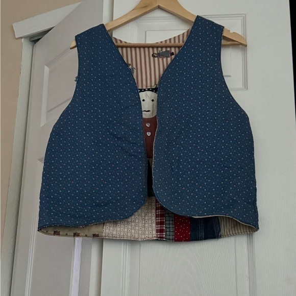 Vintage double sided vest - Picture 3 of 6